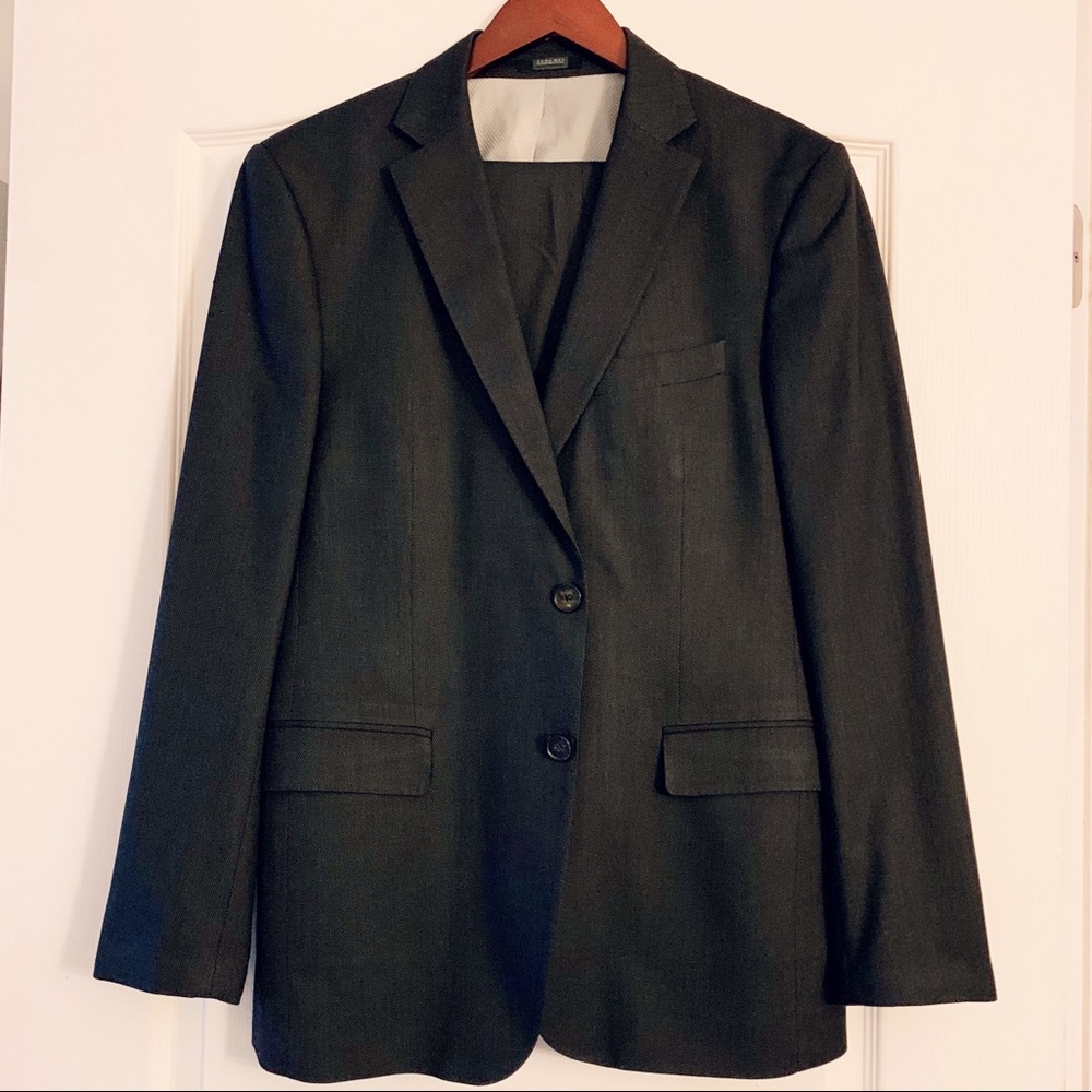 Zara Suits Collection - Dark Gray 2 Piece Suit